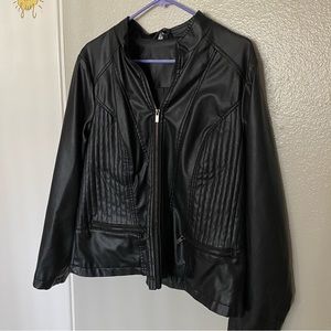 Pleather black jacket